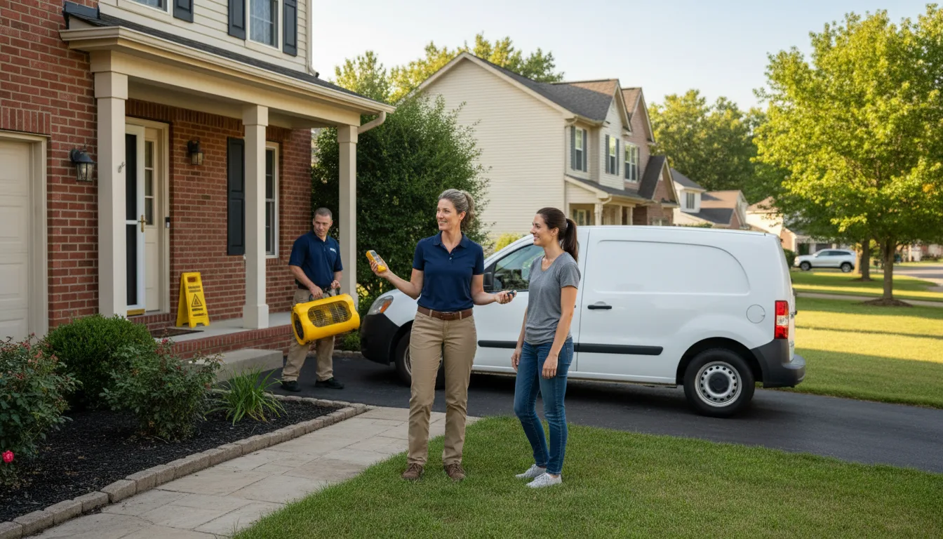 Water restoration image for Fire And Smoke Damage Restoration in New Canaan, CT